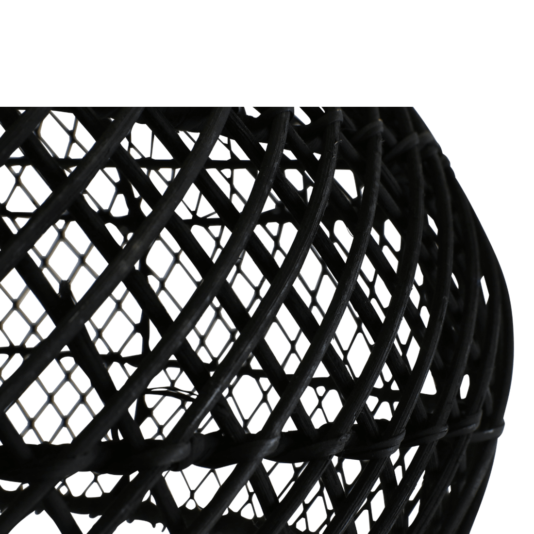 Maze hanging lamp black small - Raw Materials