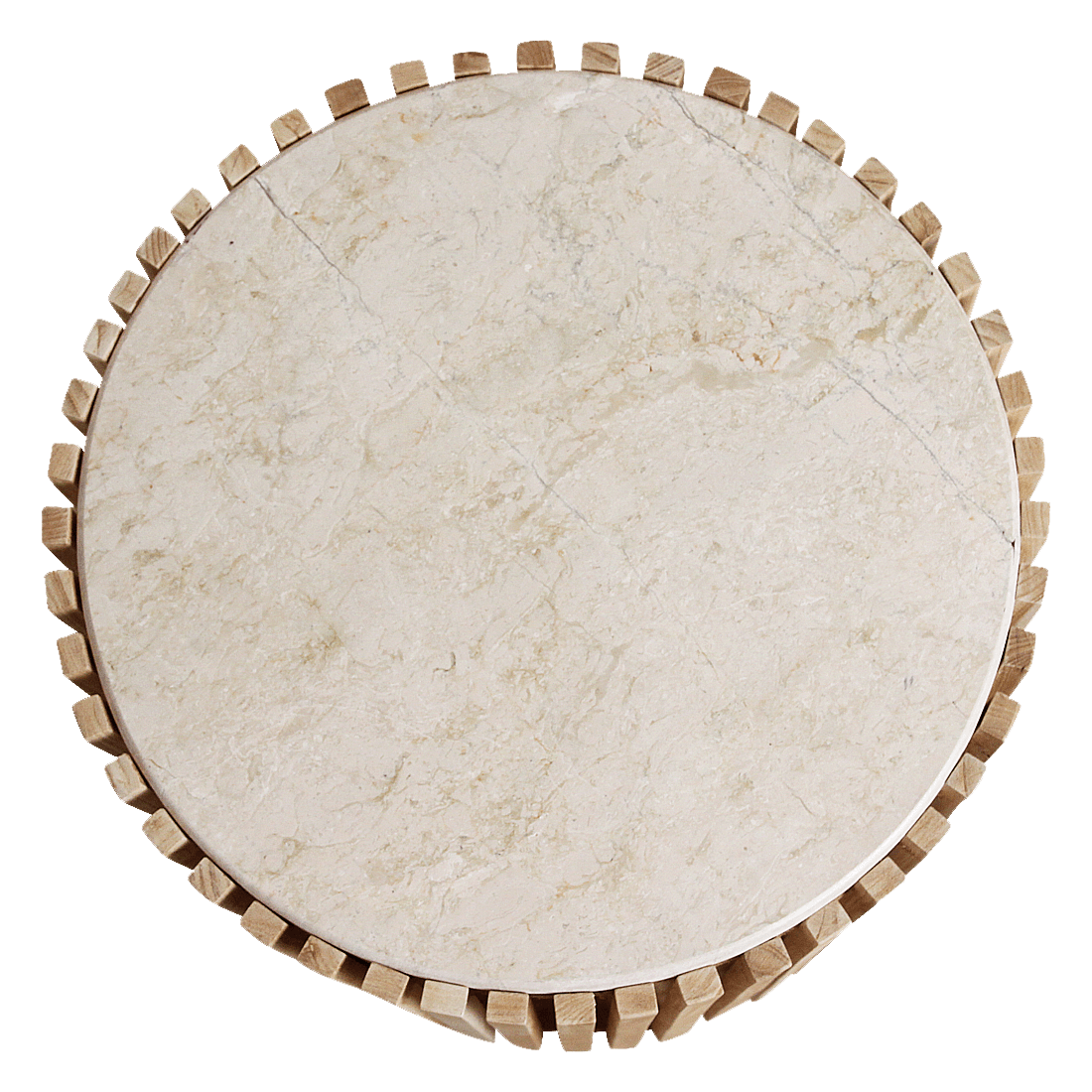 Infinity bijzettafel Round - Raw Materials