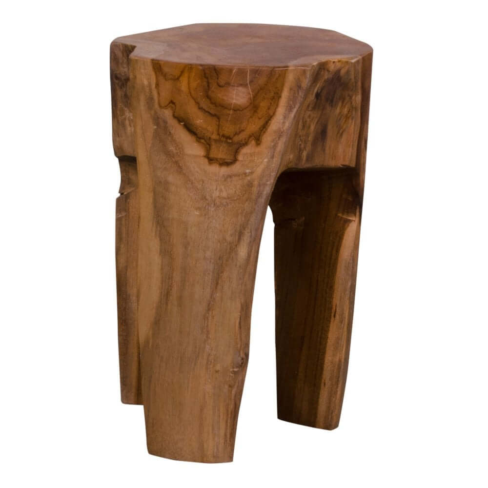 Rose Stool - Natural, Teak, 26x40cm - House Nordic ApS