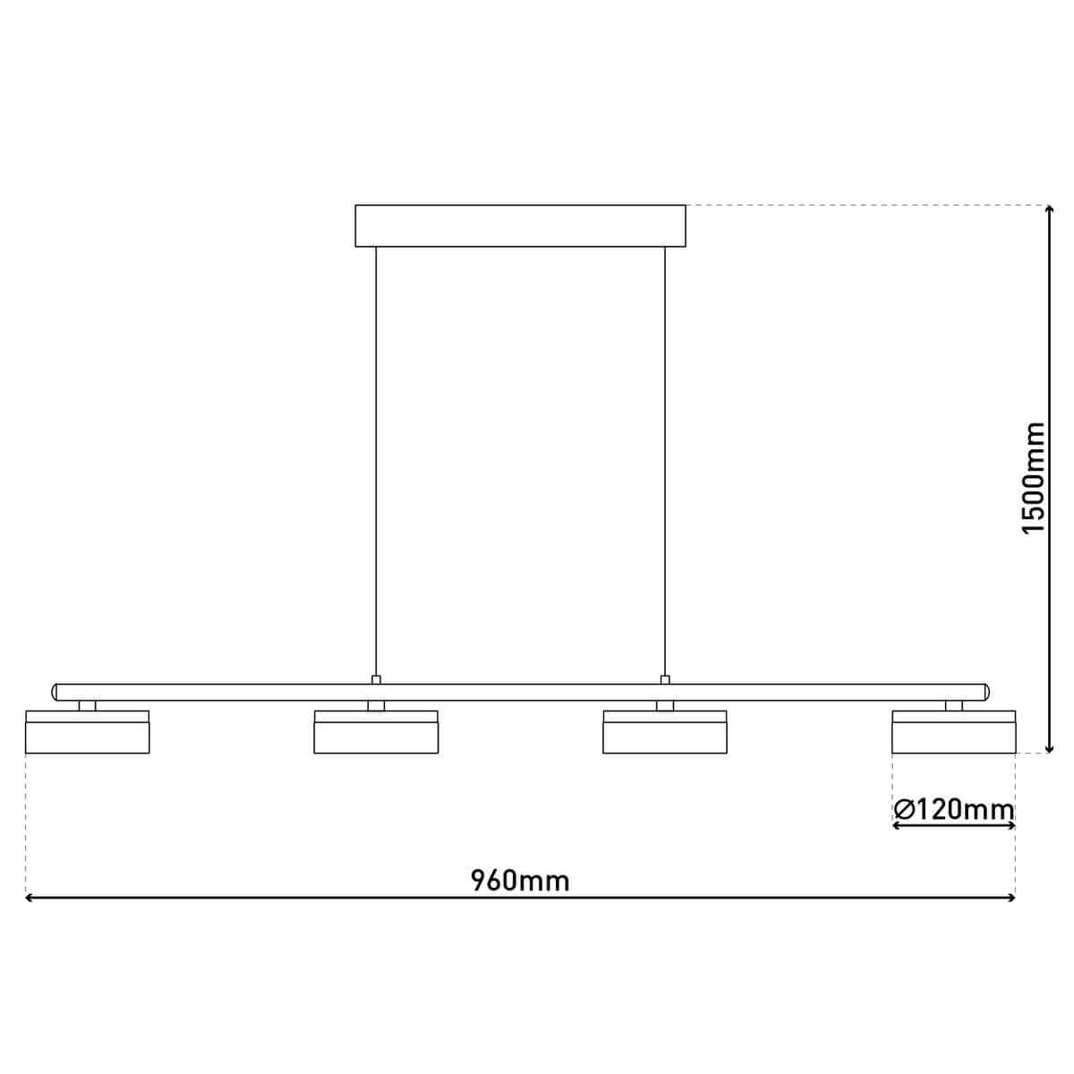 LED Hanglamp Acryl Panelen – Modern Verlichting Voor Lange Tafels