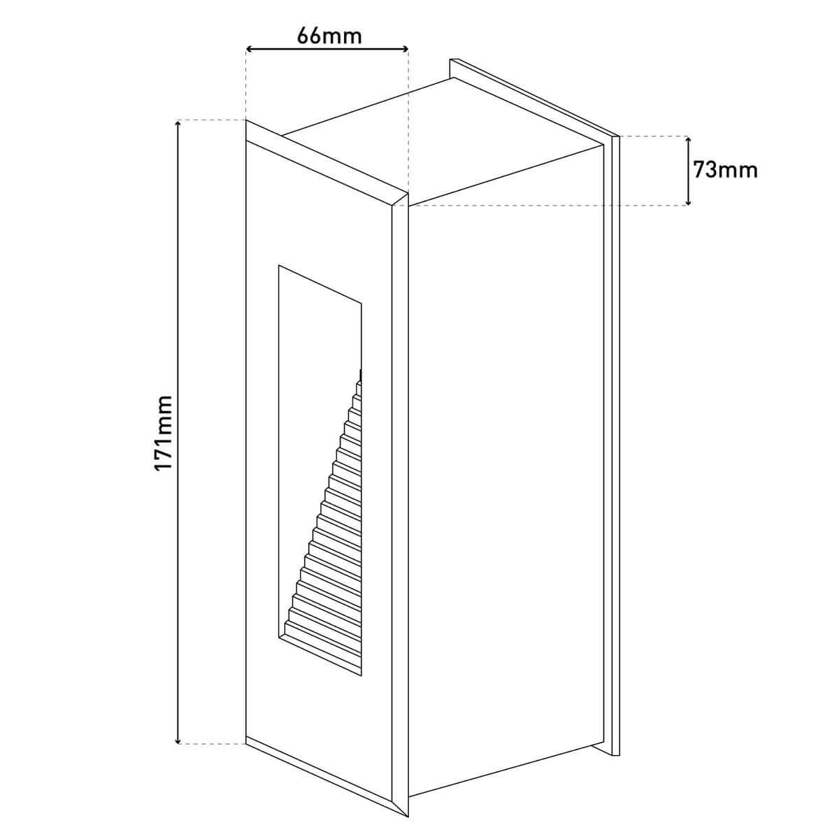 LED Inbouw Buitenwandlamp Neutraal Wit 5800K – Modern Ontwerp