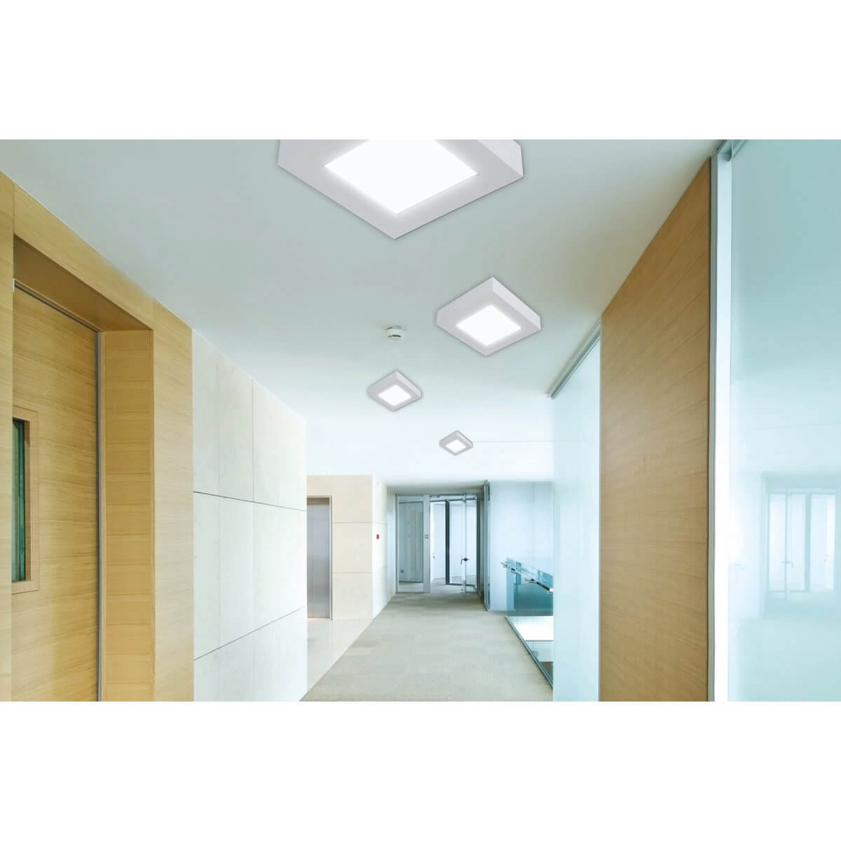 LED-Plafondlamp Kunststof En Metaal – Klassiek Ontwerp