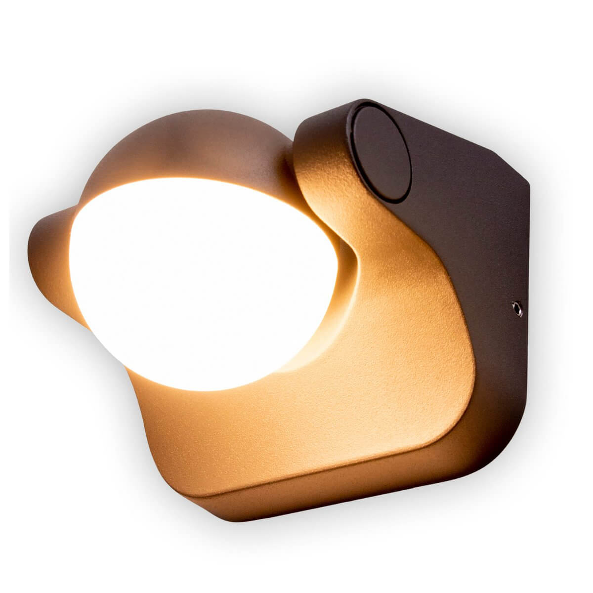 LED Wandlamp Antraciet – Modern Draaibaar Licht Voor Buiten