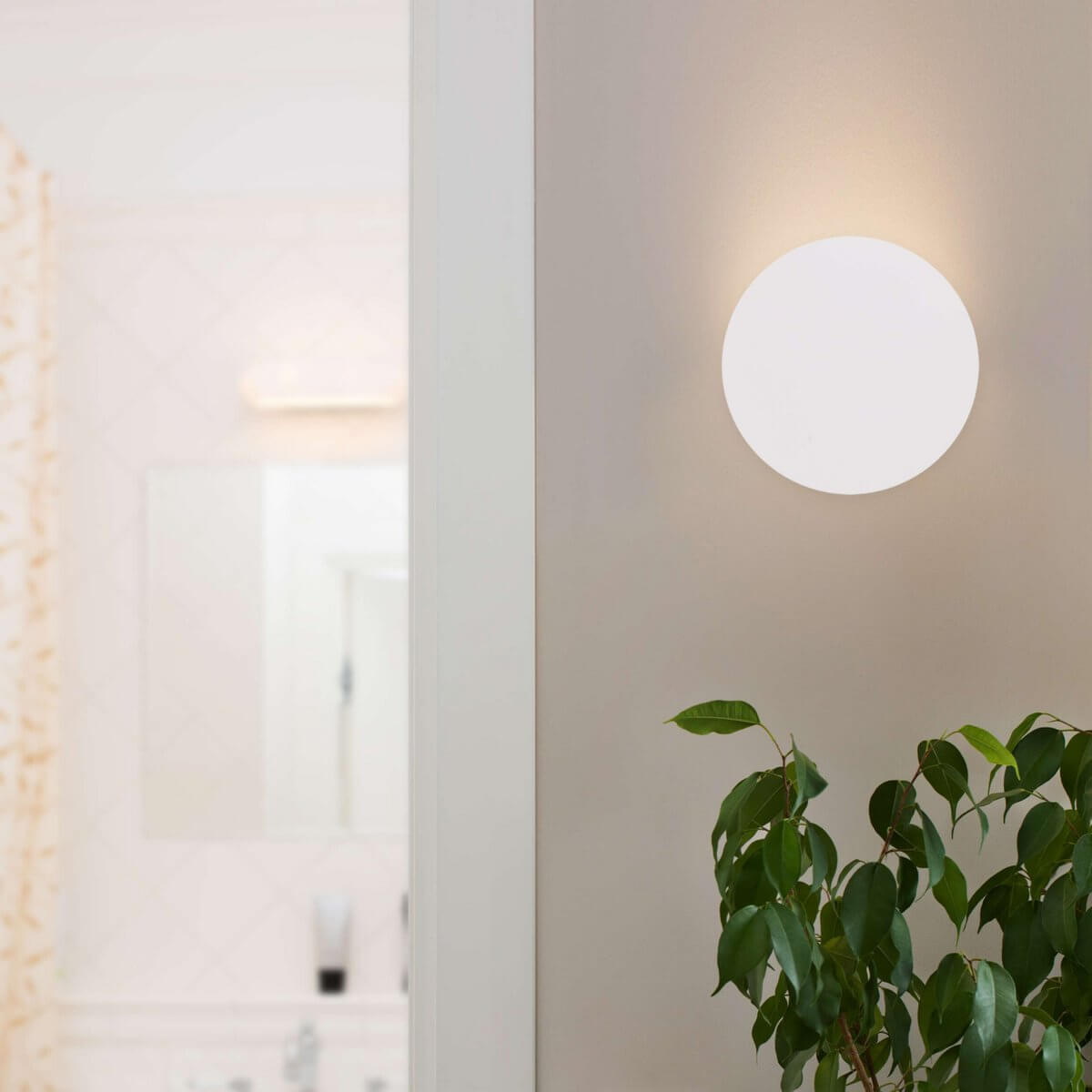 LED wandlamp met indirect licht - rond - Ø 14 × 14 cm