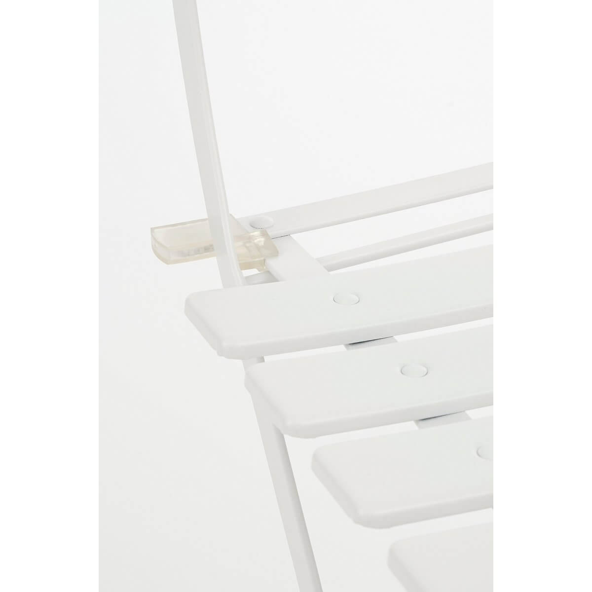 Laurence bistroset metaal wit - inklapbaar - set van 3