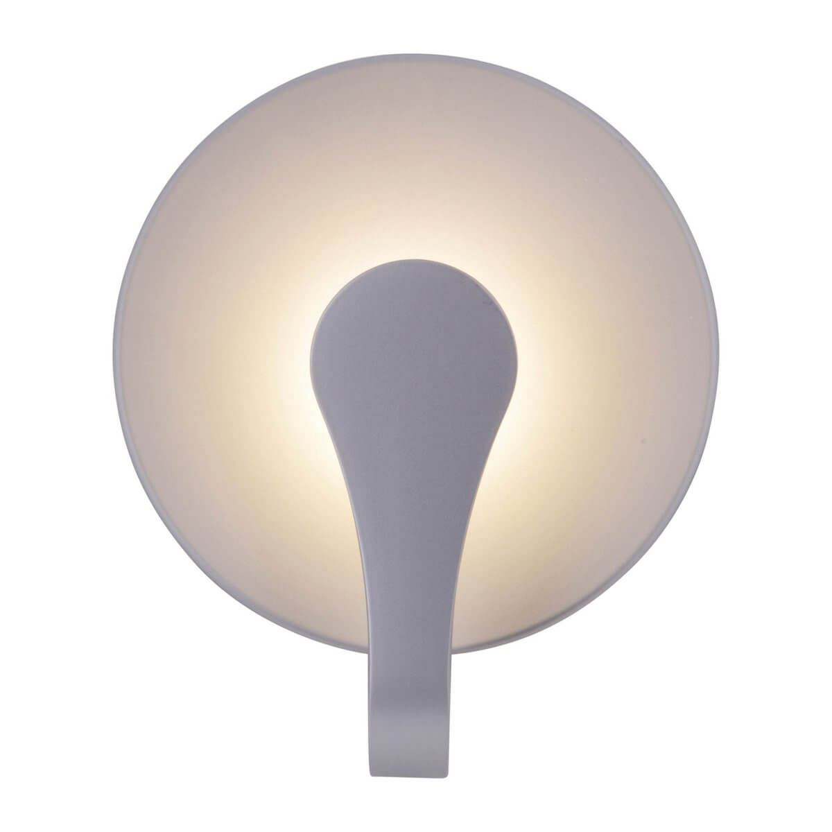 Led wandlamp metaal zilver - indirect licht - 16 × 8 × 19 cm