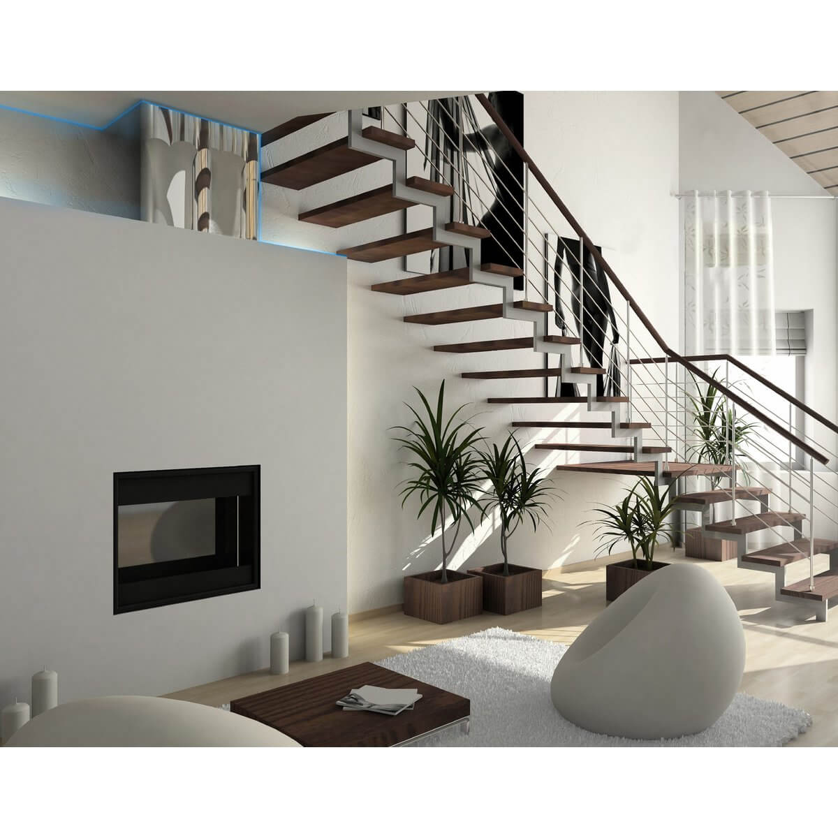 Ledstrips RGB dimbaar - met infrarood afstandsbediening - set van 5