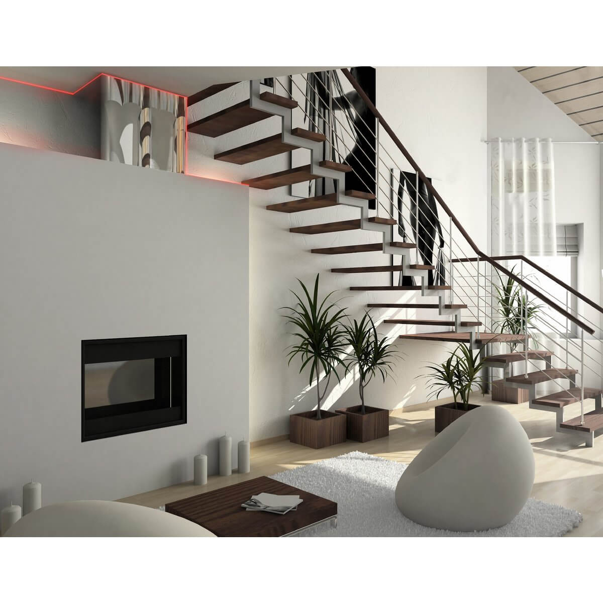 Ledstrips RGB dimbaar - met infrarood afstandsbediening - set van 5