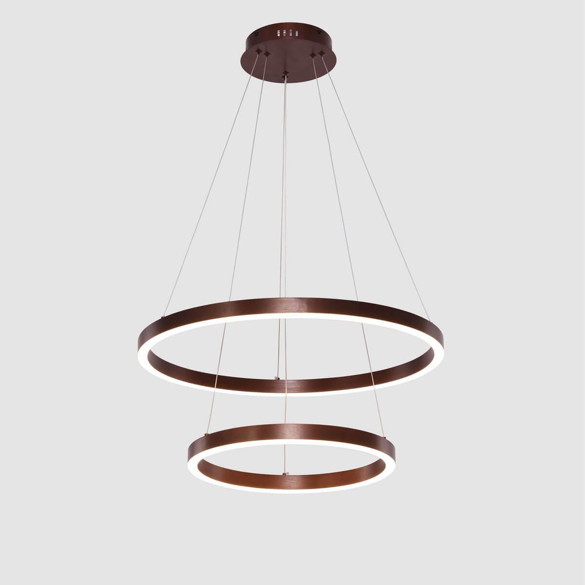 Hanging lamp Neo Coffee | 2-ring 40+60 cm - Luxury Living B.V.