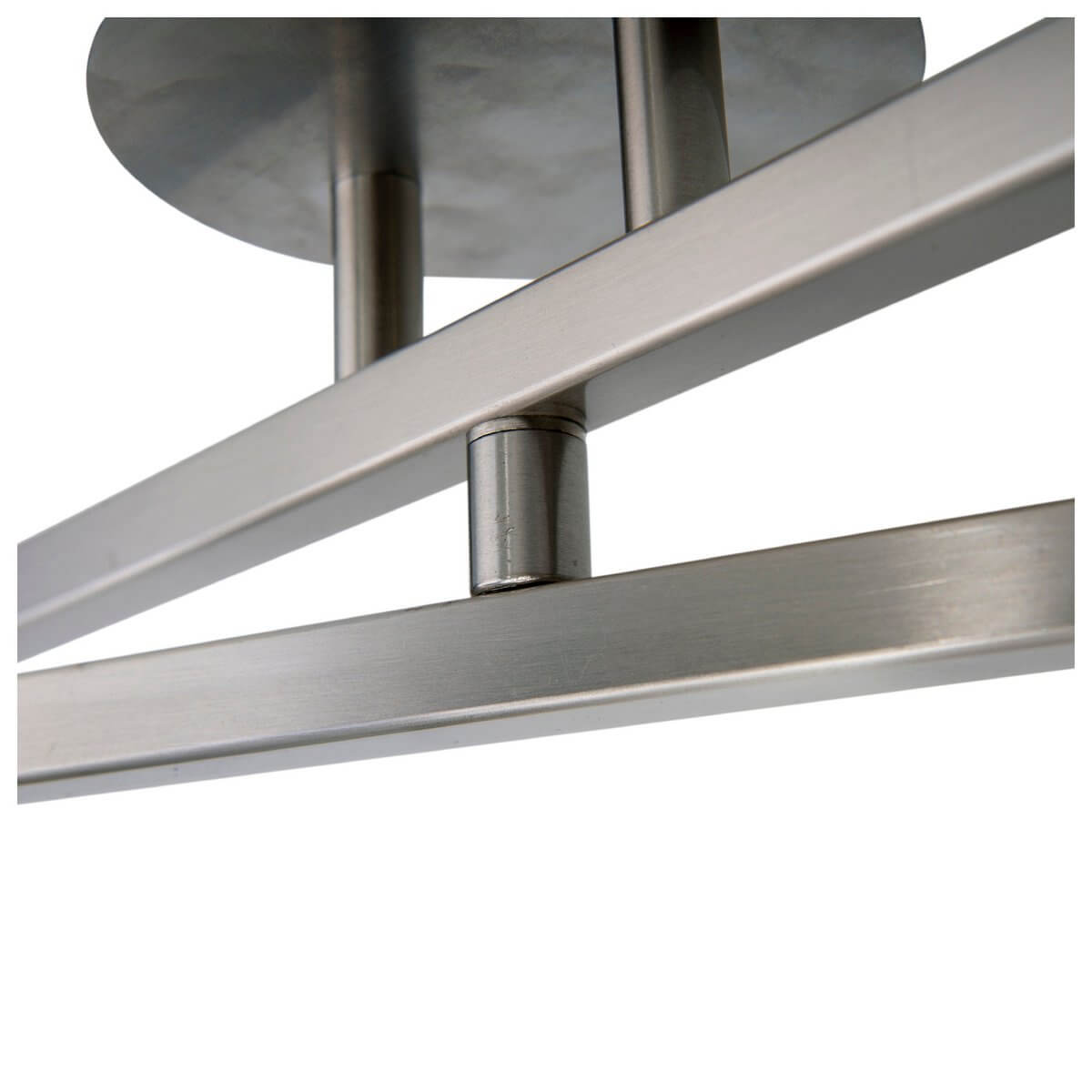 Plafondlamp met verstelbare kappen grijs wit - E27 - 82 × 29 × 33 cm