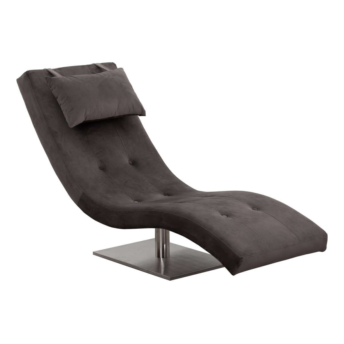 Relax lounger velvet grey - SalesFever