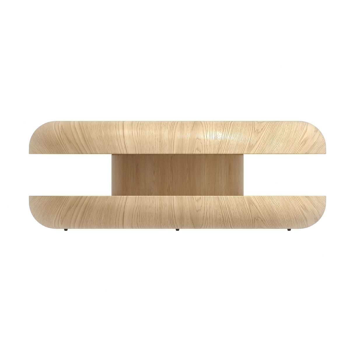 Ronde Salontafel Ø 90 cm – Scandinavisch Design met Draaibaar Tafelblad - SalesFever - Casanovio