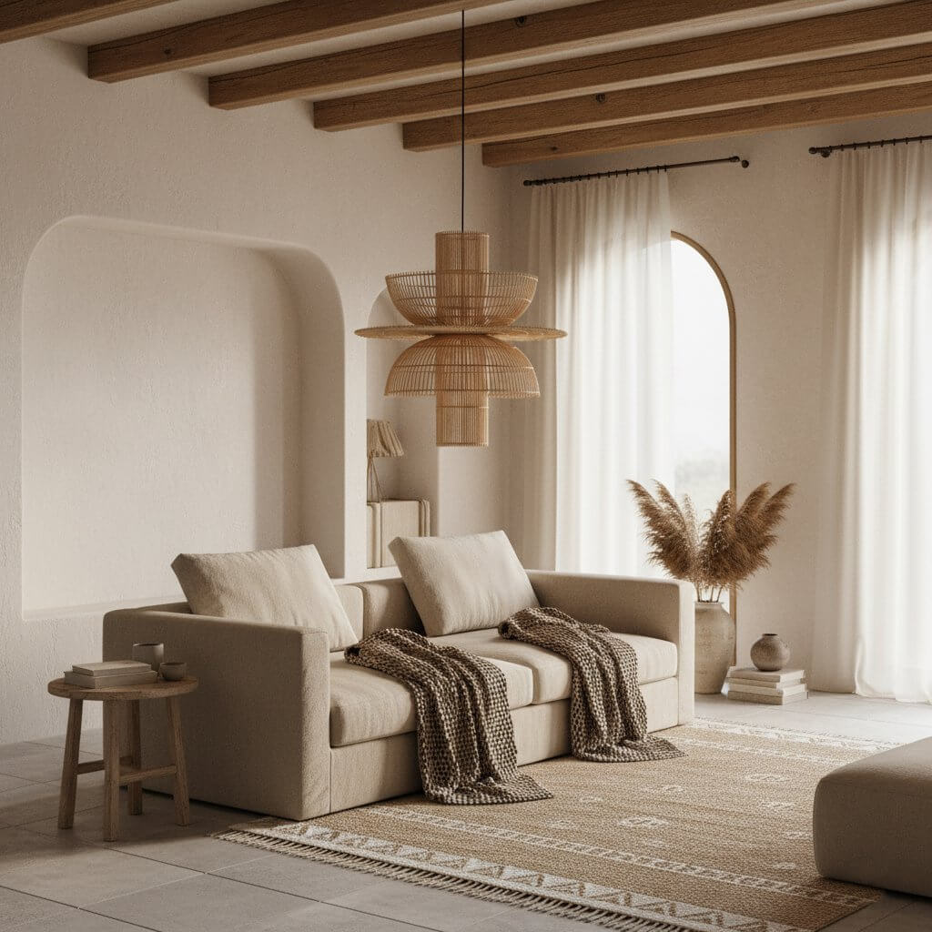 Saturn Hanglamp Rattan - Raw Materials