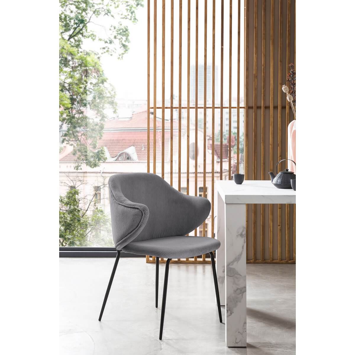 Set of 2 armchairs grey - SalesFever