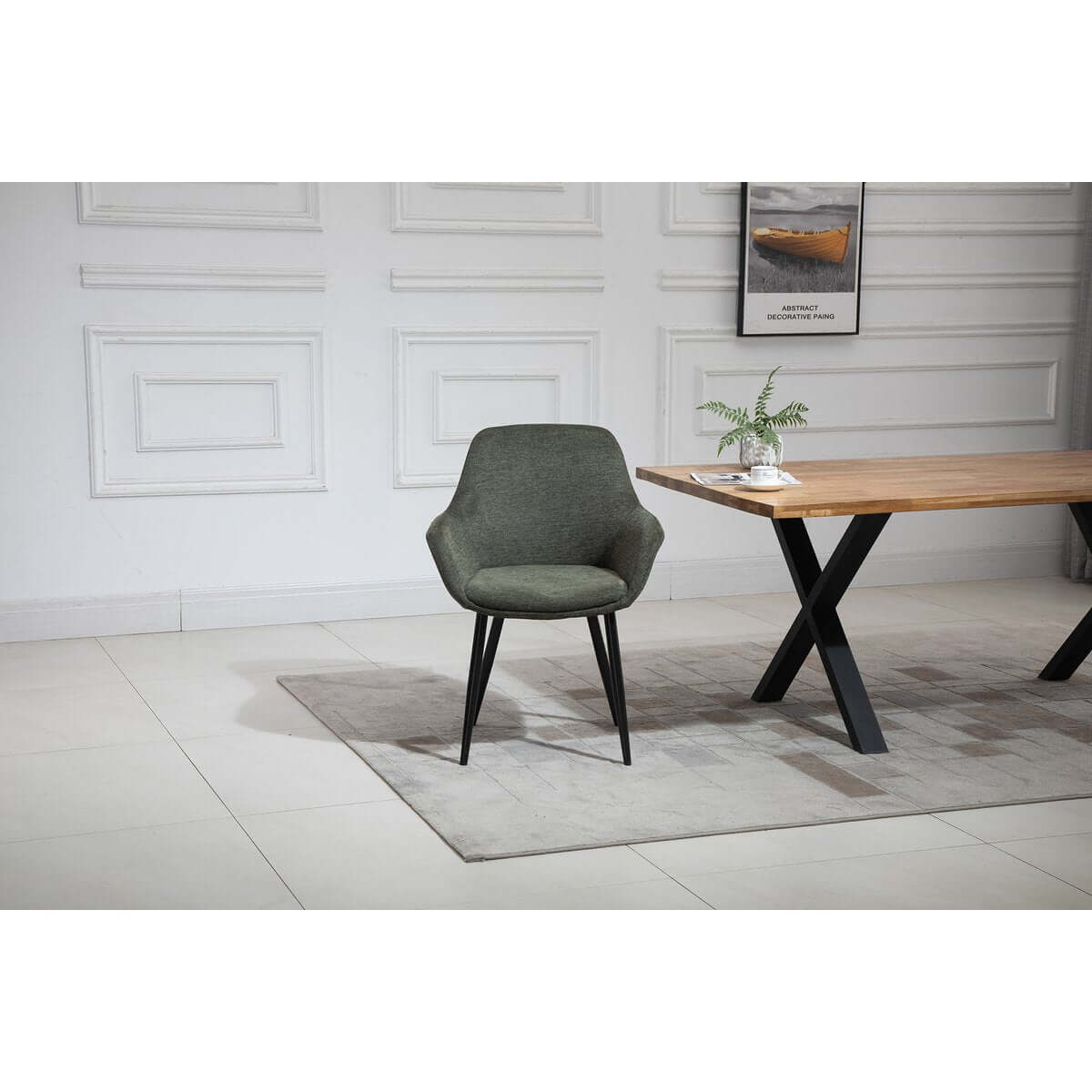 Set of 2 armchairs green - SalesFever