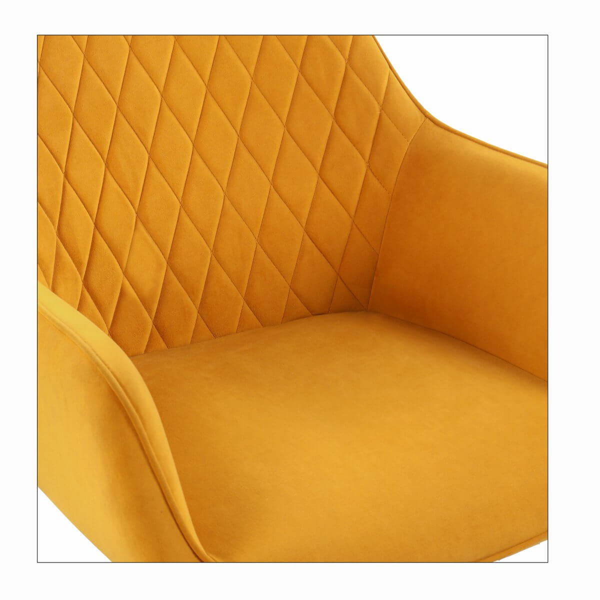Set of 2 armchairs yellow - SalesFever
