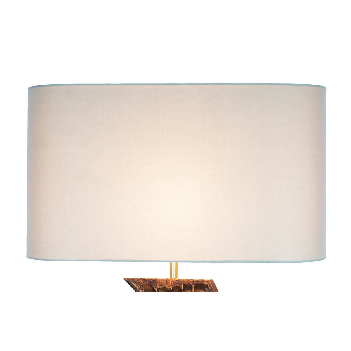 Stehleuchte Akazie/Leinen Natur 171 cm - SalesFever