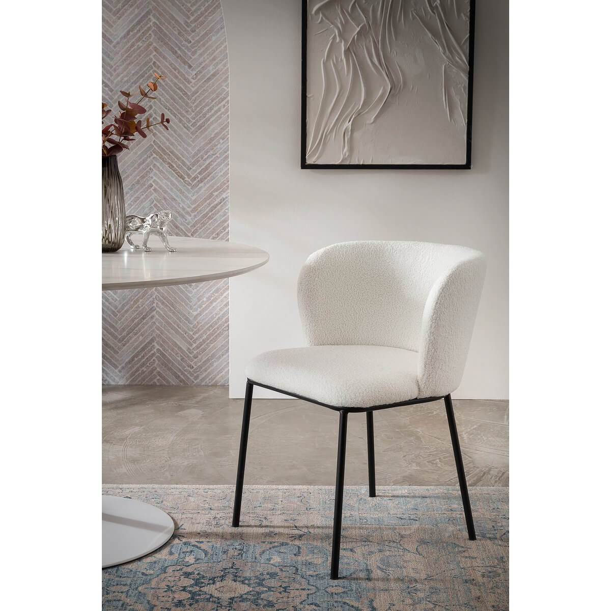 Chair set of 2 white - SalesFever