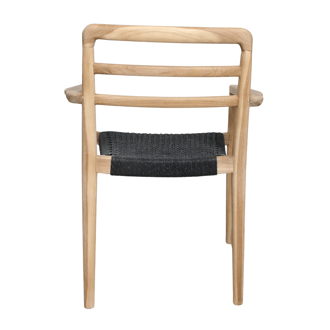 Verano tuinstoel met armleuning zwart - Raw Materials