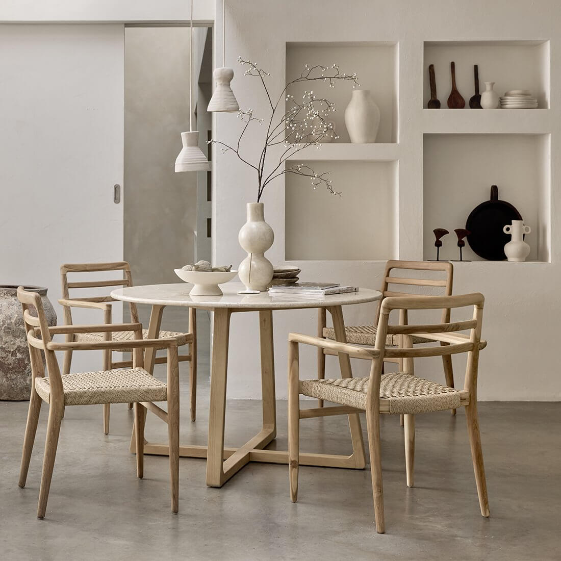 Verano tuinstoel met armleuning - Raw Materials