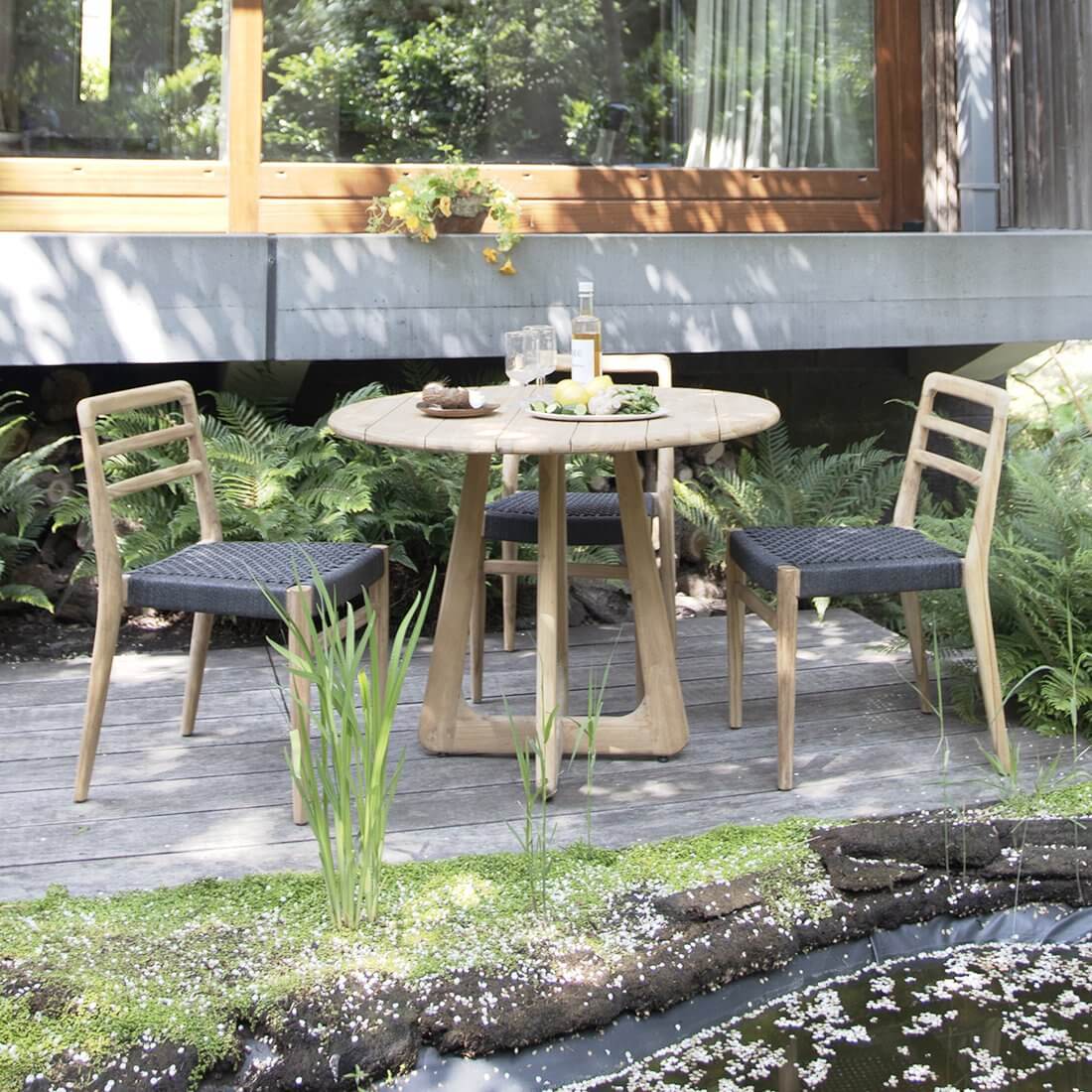 Verano tuintafel Ø 100 cm - Raw Materials