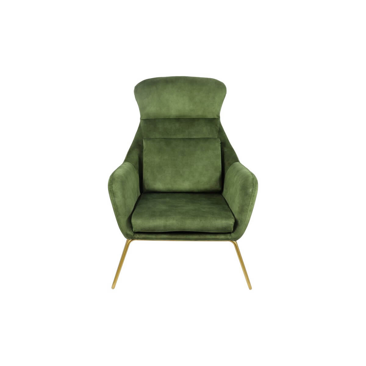 Velvet velor relax armchair green - SalesFever