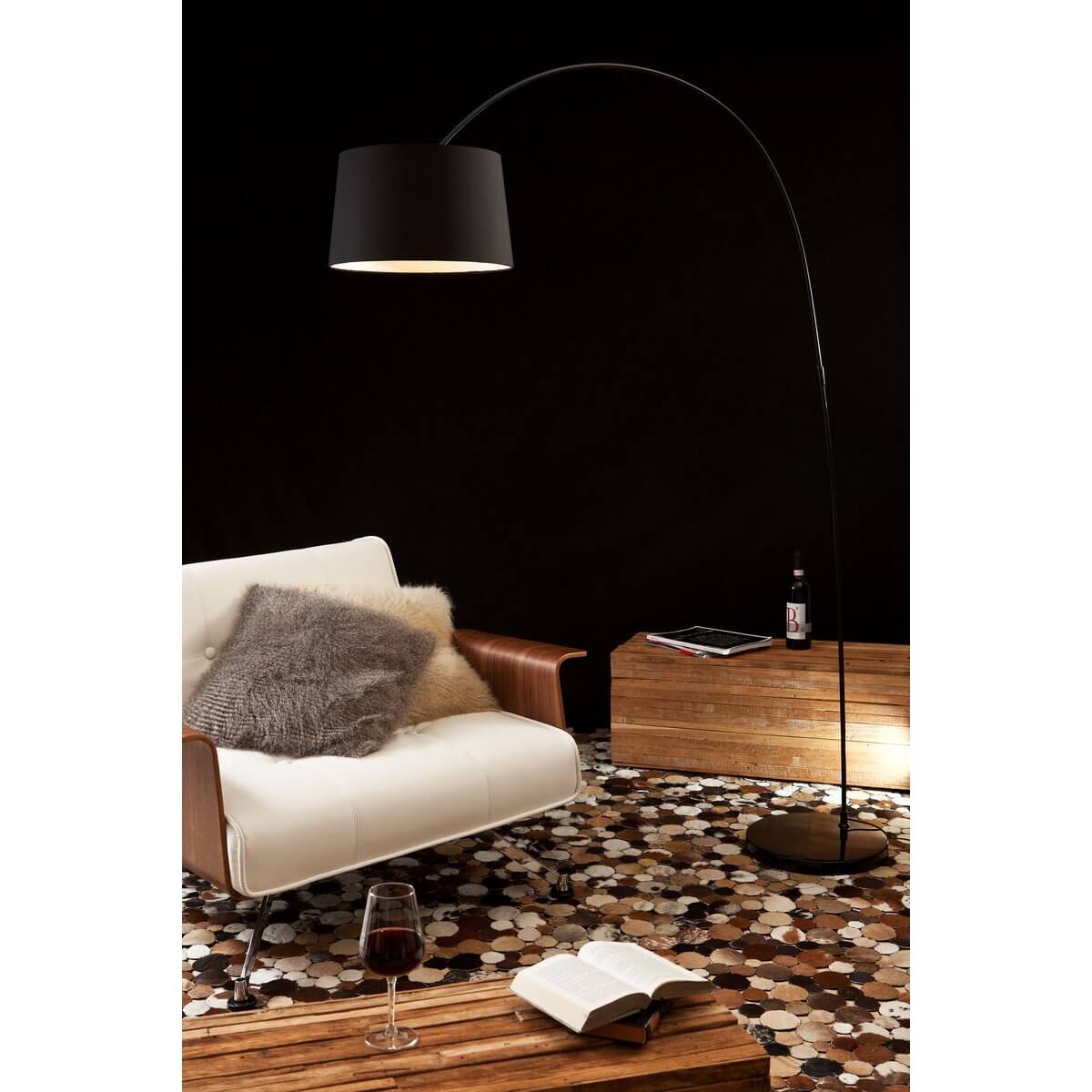 Arc lamp 205 cm black - SalesFever
