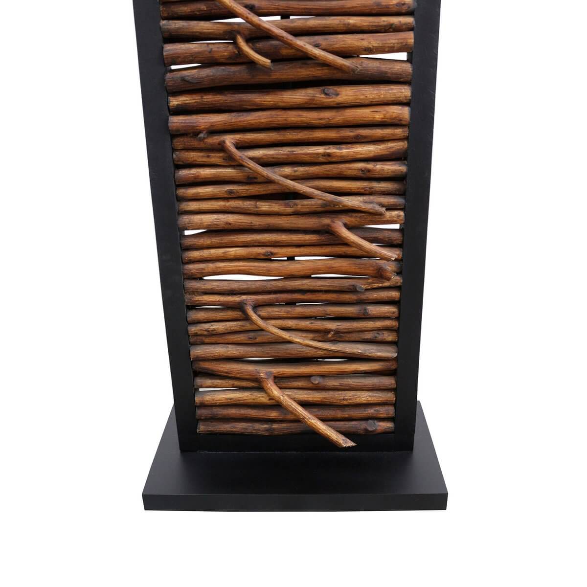 Floor lamp driftwood natural/black 163 cm - SalesFever