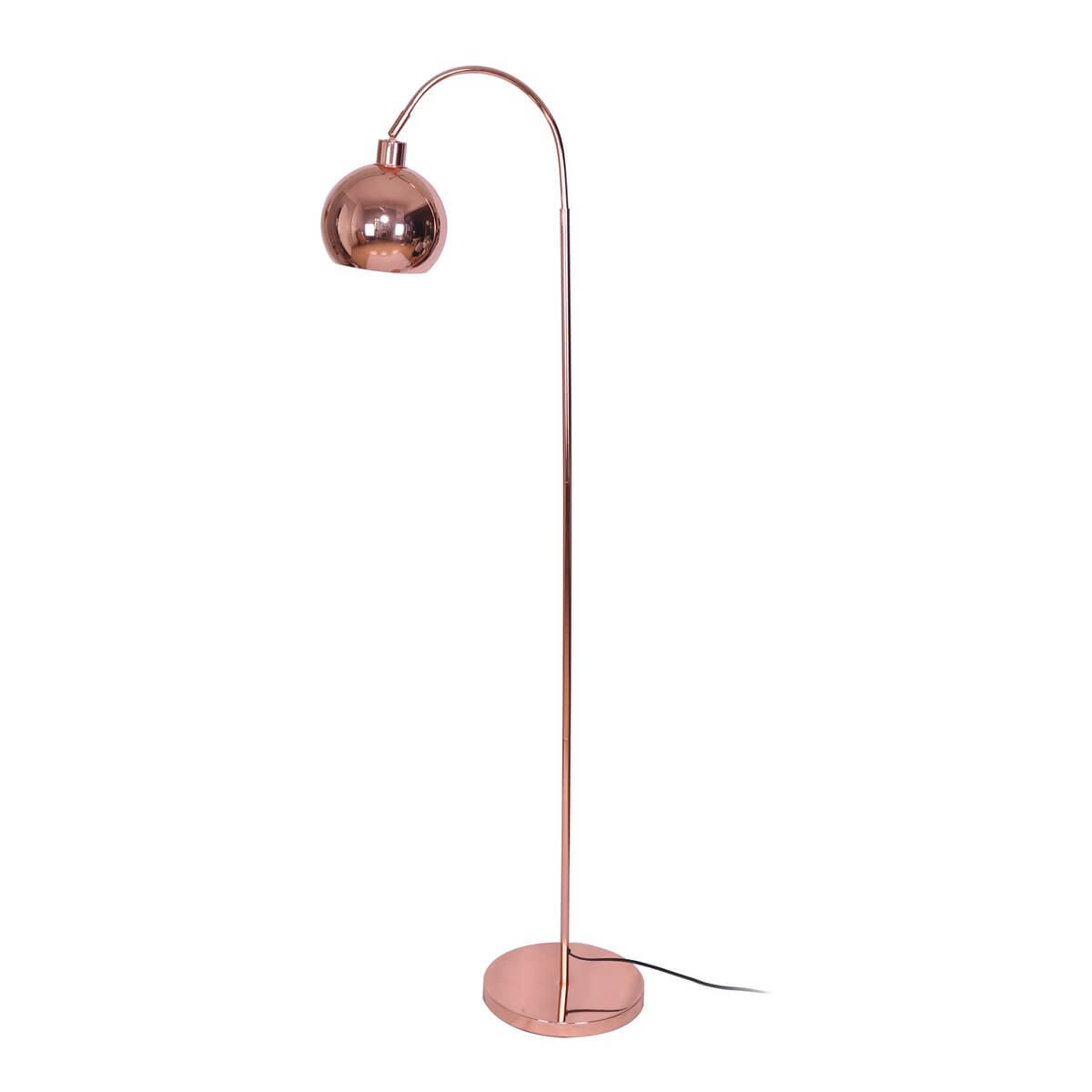 Copper finish metal floor lamp - SalesFever