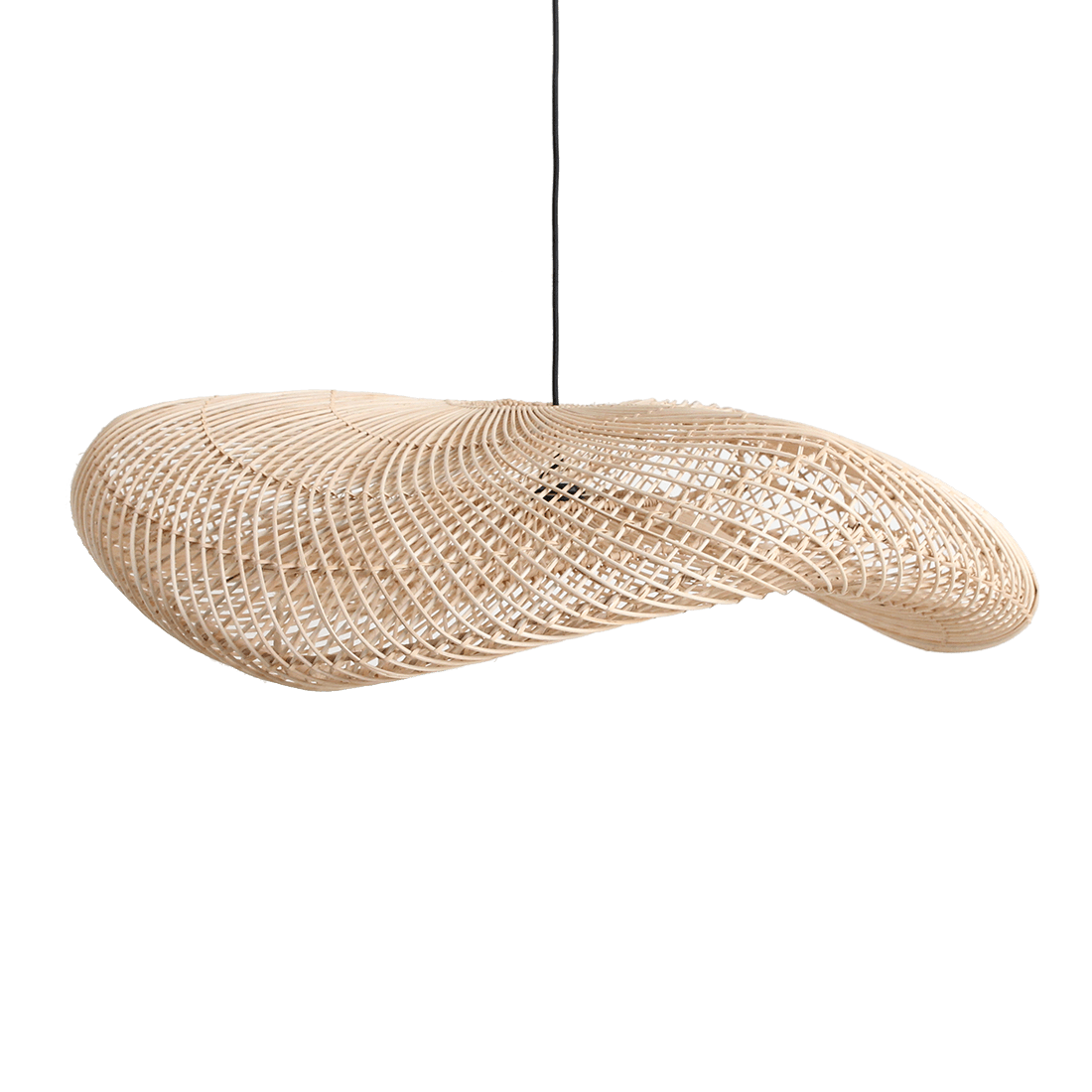 Wave hanging lamp Naturel XL - Raw Materials
