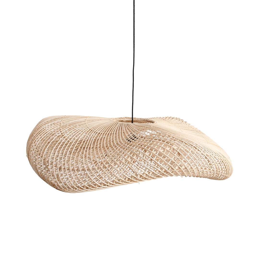 Wave hanging lamp Naturel XL - Raw Materials