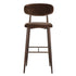Japandi Bar Chair Umber (set van 2)