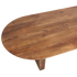 Bullnose salontafel bruin