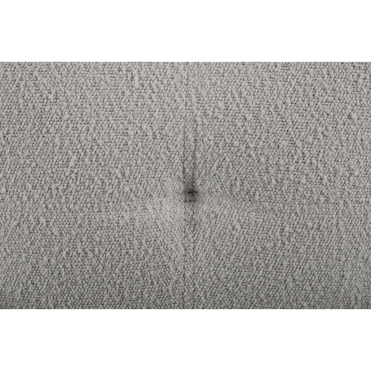 Eetkamerstoel Grijs met Zwart Sledeframe – Bouclé & Knoopstiksel - SalesFever - Casanovio