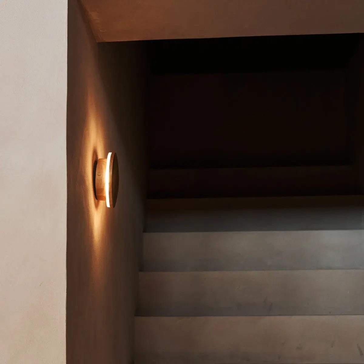 Lou Lichtbruine Draadloze Wandlamp | Oplaadbare en dimbare aanraakbediening