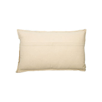 Kussen Mila zwart/gebroken wit 50x30