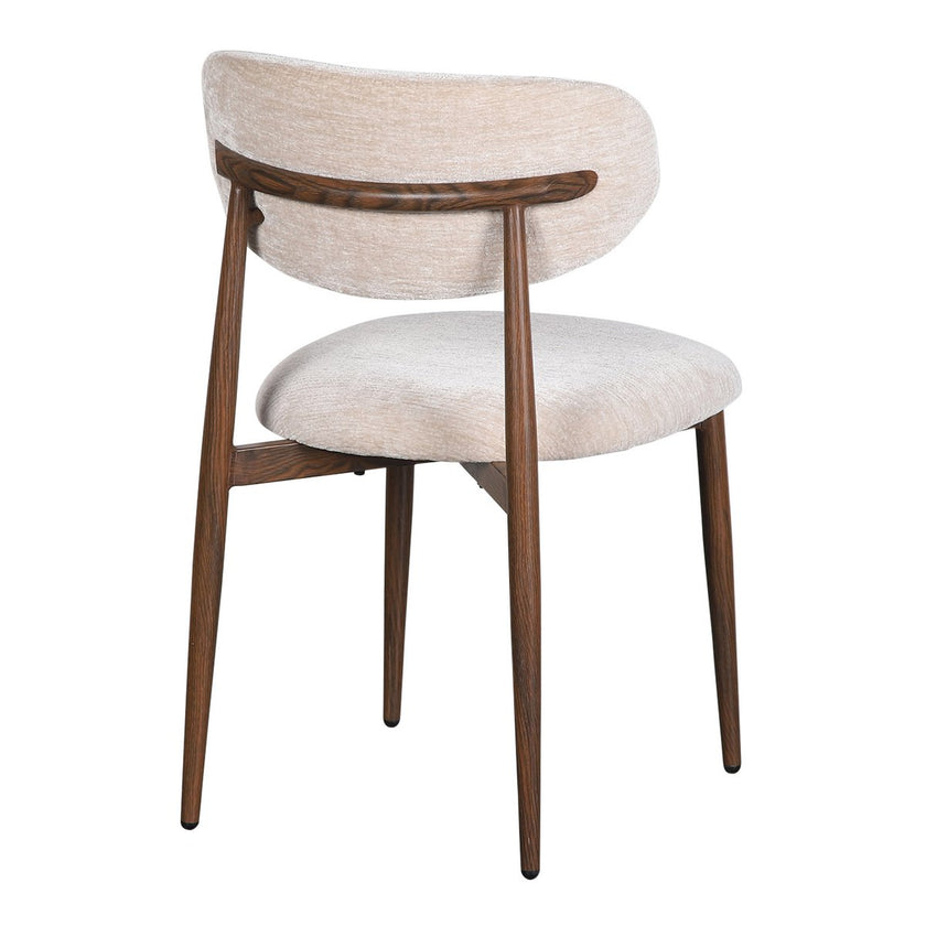 Japandi -stoel Tan (set van 2)