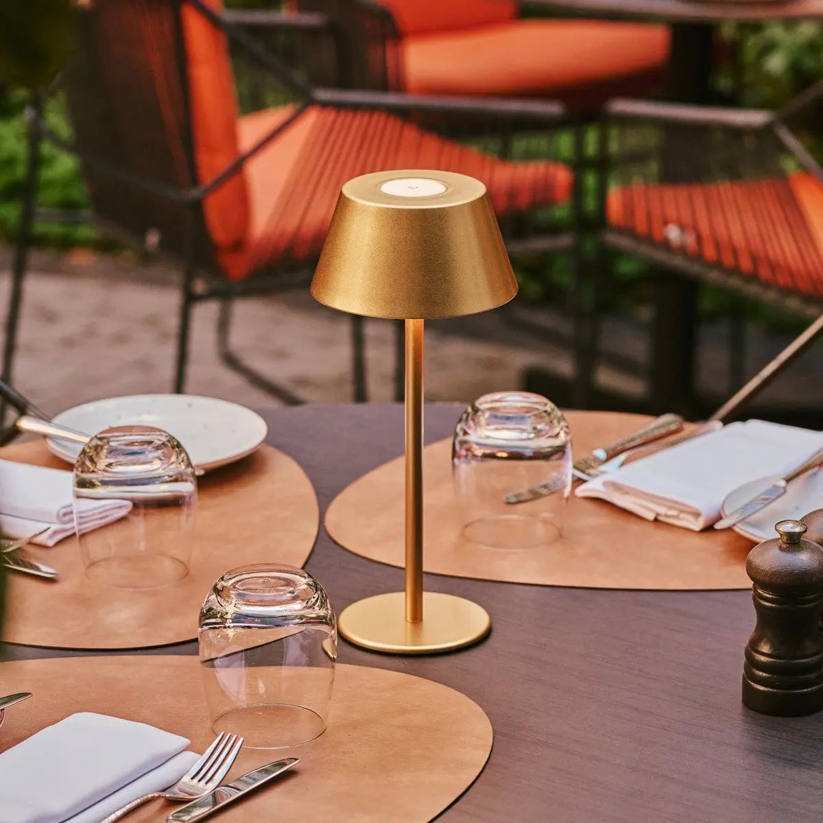 Milou Gold Tafellamp zonder Kabel | Modern, design en 3 lichtmodi