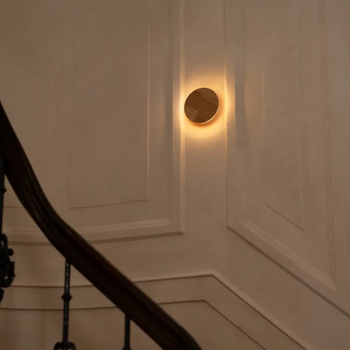 Lou Lichtbruine Draadloze Wandlamp | Oplaadbare en dimbare aanraakbediening