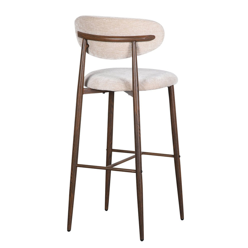 Japandi Bar Chair Tan (set van 2)
