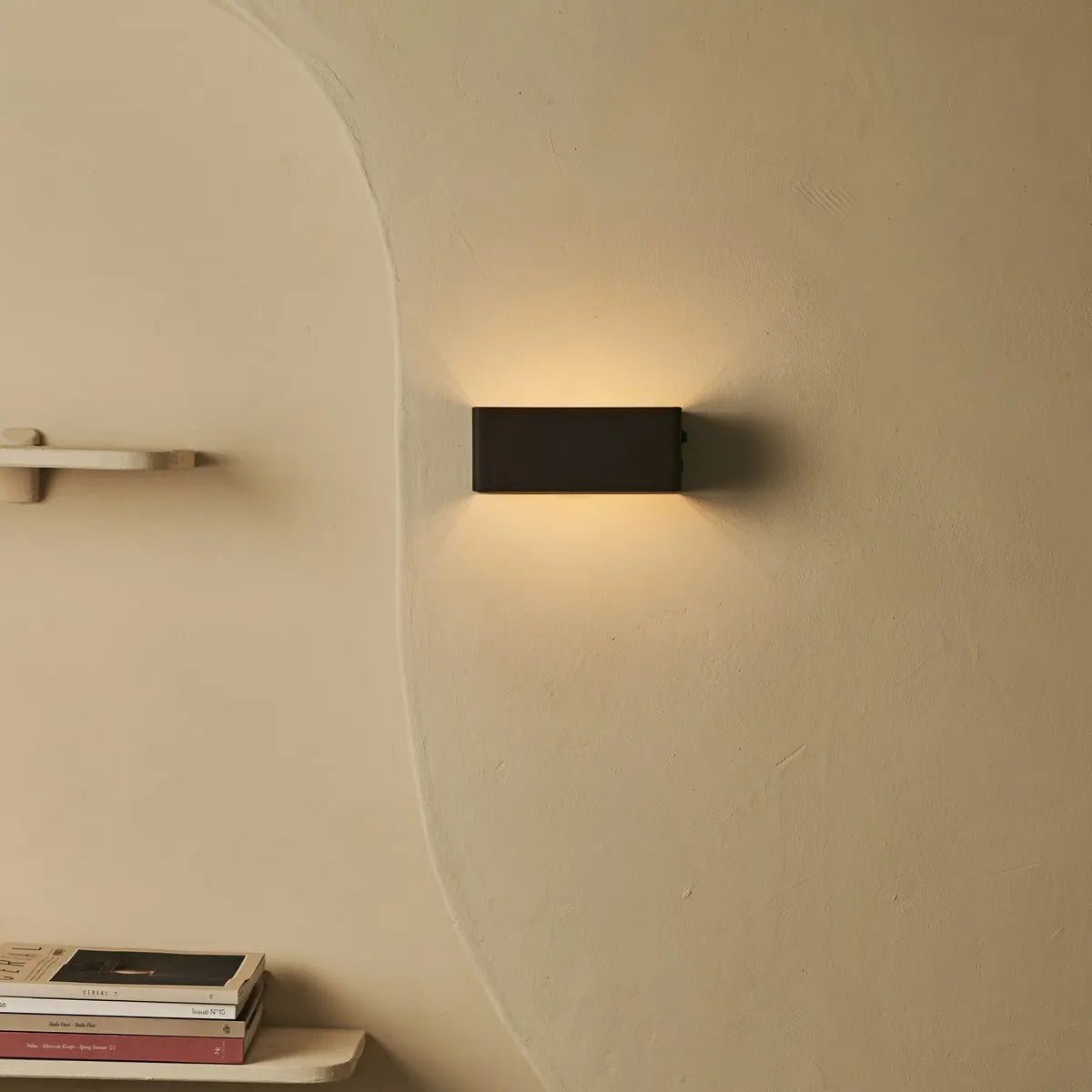 Tessa Mokka Bruin Oplaadbare Wandlamp | Bewegingssensor, 20 lichtmodi Afstandsbediening
