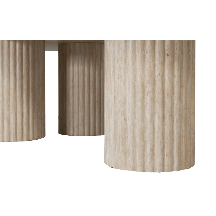 Craft salontafel groot keramiek travertijn