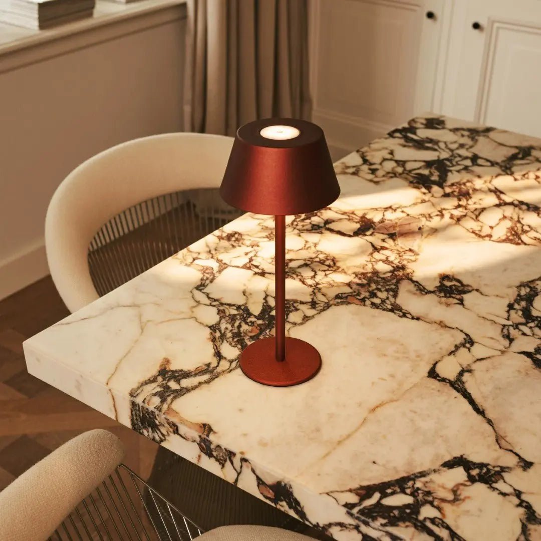 Milou Bronzen Tafellamp zonder Kabel | Modern, design en 3 lichtmodi