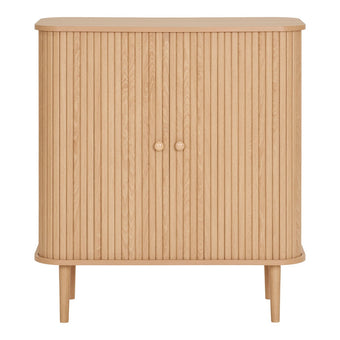 Nikko Side Board - Natural, MDF/Pine, 80x40x87 cm