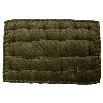 Fluweel Palletkussen Sonia mos 120x80