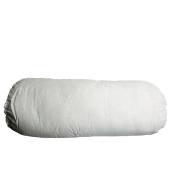 Linnen rolkussen puur wit 60x20