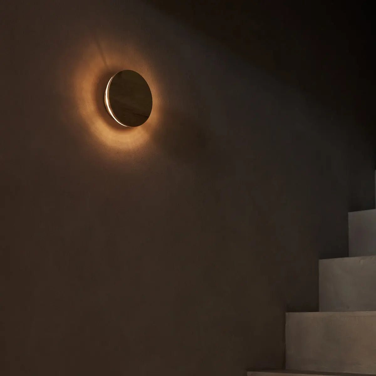 Lou Lichtbruine Draadloze Wandlamp | Oplaadbare en dimbare aanraakbediening