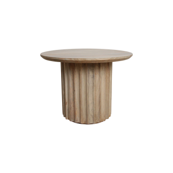 Bullnose bijzettafel naturel 55 cm