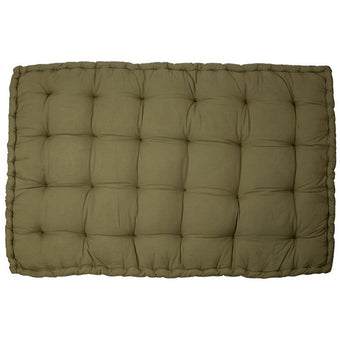 Fluweel Palletkussen Sonia mos 120x80