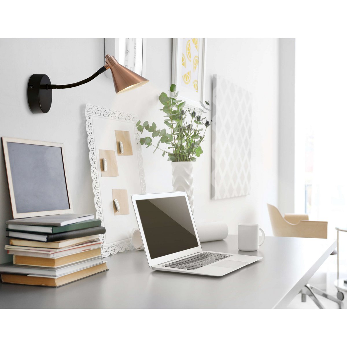 LED wandlamp "Koper"